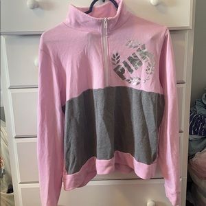 PINK, half zip up